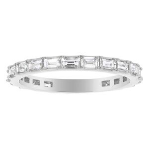 Eternity Baguette Diamond Band Ring - Lab Grown Diamonds | VS Clarity